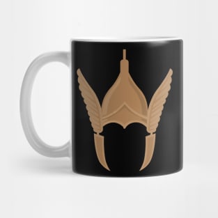 Realistic winged viking helmet Mug